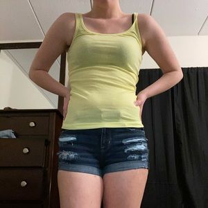 Forever 21 yellow tank